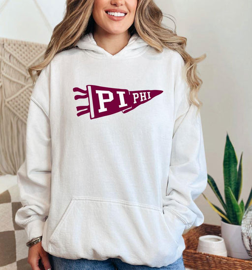 Pi Beta Phi Pi Beta Phi - Pi Phi Pennant Hooded Sweatshirt