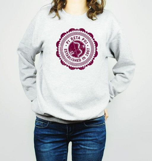 Pi Beta Phi Pi Beta Phi Seal Crewneck Sweatshirts