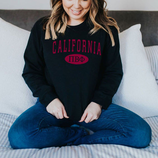 Pi Beta Phi Pi Beta Phi State Crewneck Sweatshirt