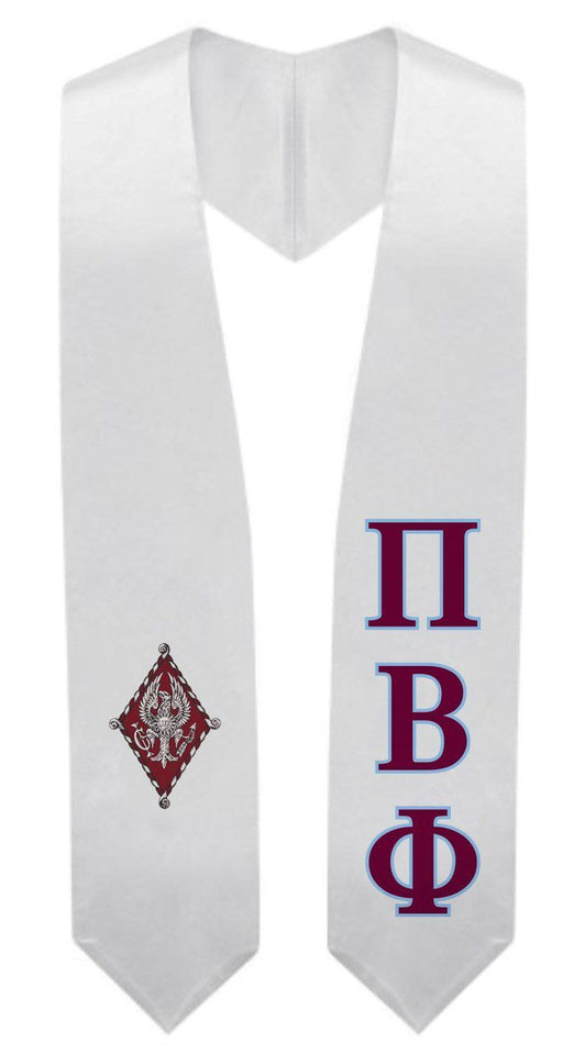Pi Beta Phi Pi Beta Phi Super Crest - Shield Graduation Stole