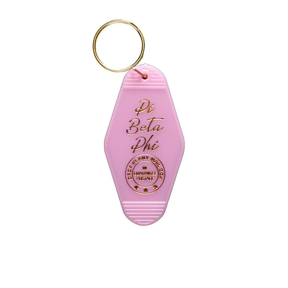 Pi Beta Phi Vintage Motel Keychain Pi Beta Phi Vintage Motel Keychain