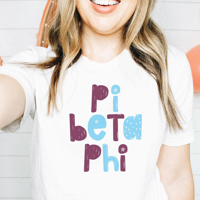Printify Pi Beta Phi Whimsy Tees Pi Beta Phi Whimsy Tees