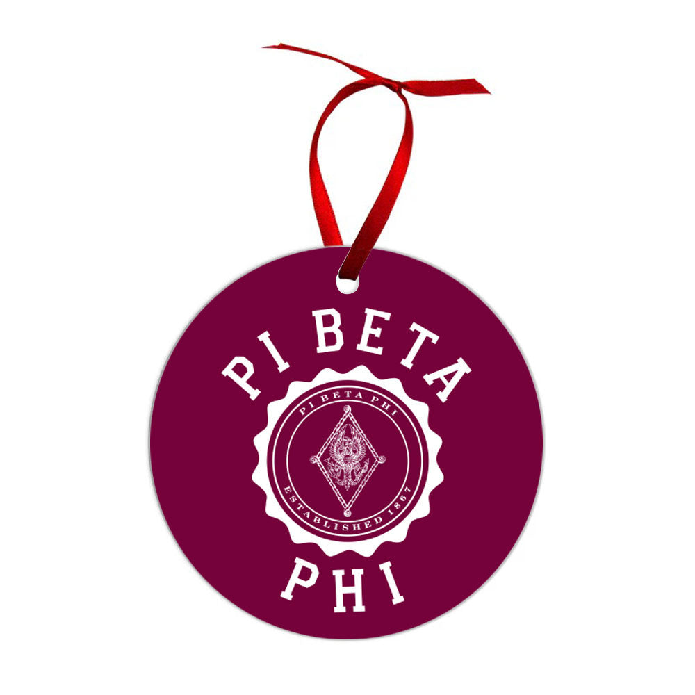 Pi Beta Phi Shield Christmas Ornaments Pi Beta Phi Shield  Christmas Ornaments