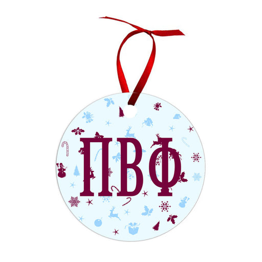 Pi Beta Phi Pi Beta Phi Holiday Cheer Christmas Ornaments