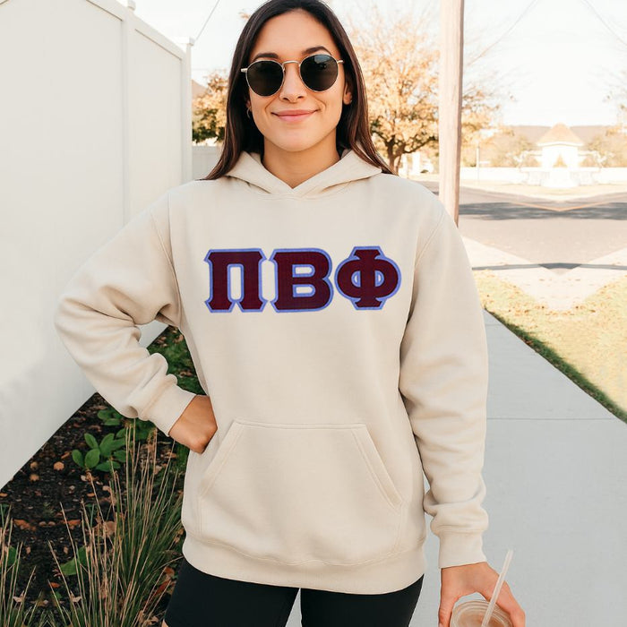 Pi Beta Phi 2 Day Ship Twill Hooded Sweatshirt Pi Beta Phi - 2 Day Ship Twill Hooded Sweatshirt