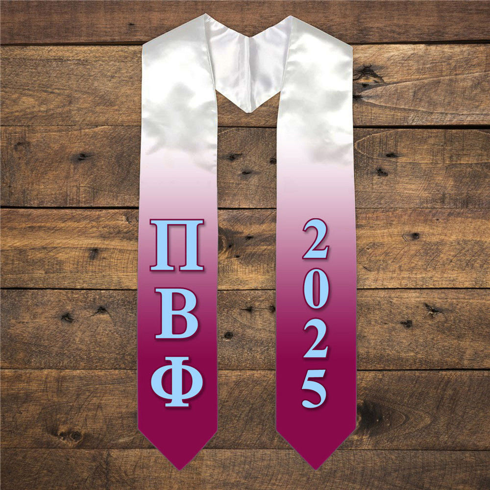 Pi Beta Phi Extra Fancy Greek Graduation Stole W Year Pi Beta Phi Extra Fancy Greek Graduation Stole W Year