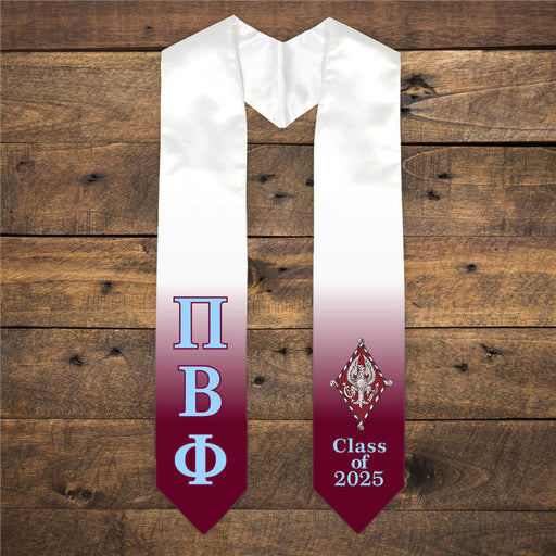 Pi Beta Phi Pi Beta Phi Extra Fancy Greek Class Of  Graduation Stole