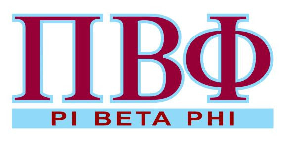 Pi Beta Phi Custom Sticker Personalized Pi Beta Phi Custom Sticker - Personalized