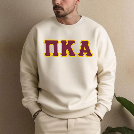Shirts Pi Kappa Alpha - 2 Day Ship Twill Crewneck Sweatshirts