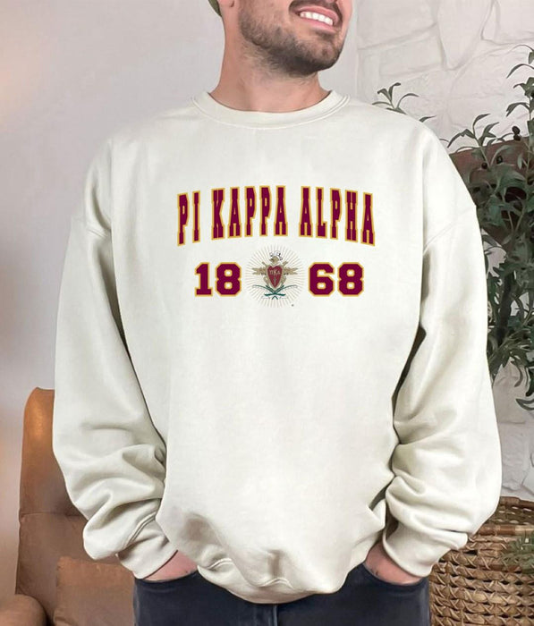 Pi Kappa Alpha Athlete Crewneck Sweatshirt Pi Kappa Alpha Athlete Crewneck Sweatshirt