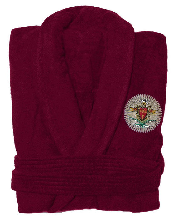 Discount Pi Kappa Alpha Bathrobe 2 DISCOUNT-Pi Kappa Alpha Crest Bathrobe