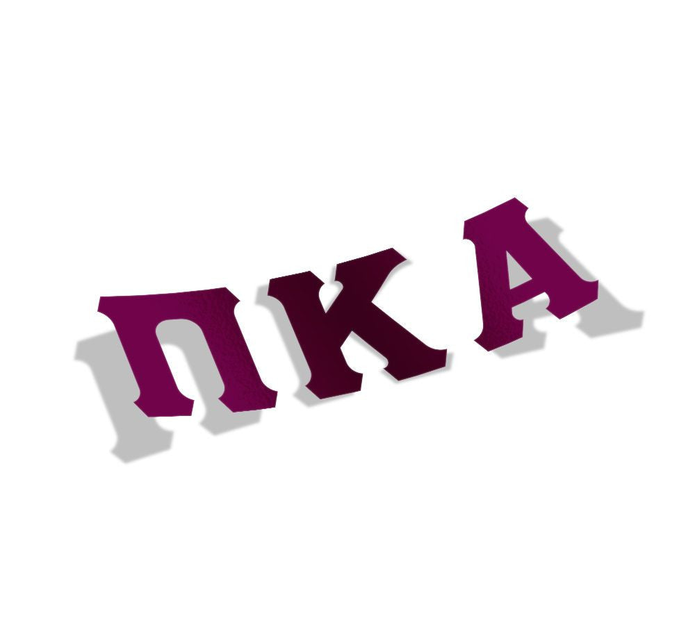 Pi Kappa Alpha Big Greek Letter Window Sticker Decal Pi Kappa Alpha Big Greek Letter Window Sticker Decal