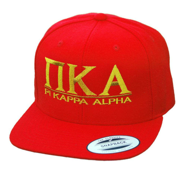 Pi Kappa Alpha Flatbill Snapback Hats Original Pi Kappa Alpha Flatbill Snapback Hats Original
