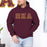 Pi Kappa Alpha Fraternity Crest Shield Twill Letter Hooded Sweatshirt Pi Kappa Alpha Fraternity Crest - Shield Twill Letter Hooded Sweatshirt