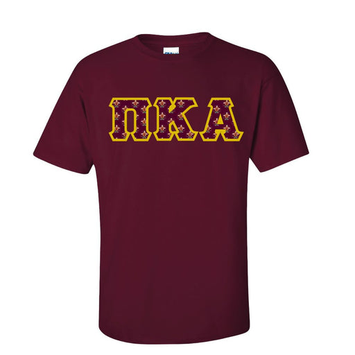 Pi Kappa Alpha Pi Kappa Alpha Fraternity Crest - Shield Twill Letter Tee
