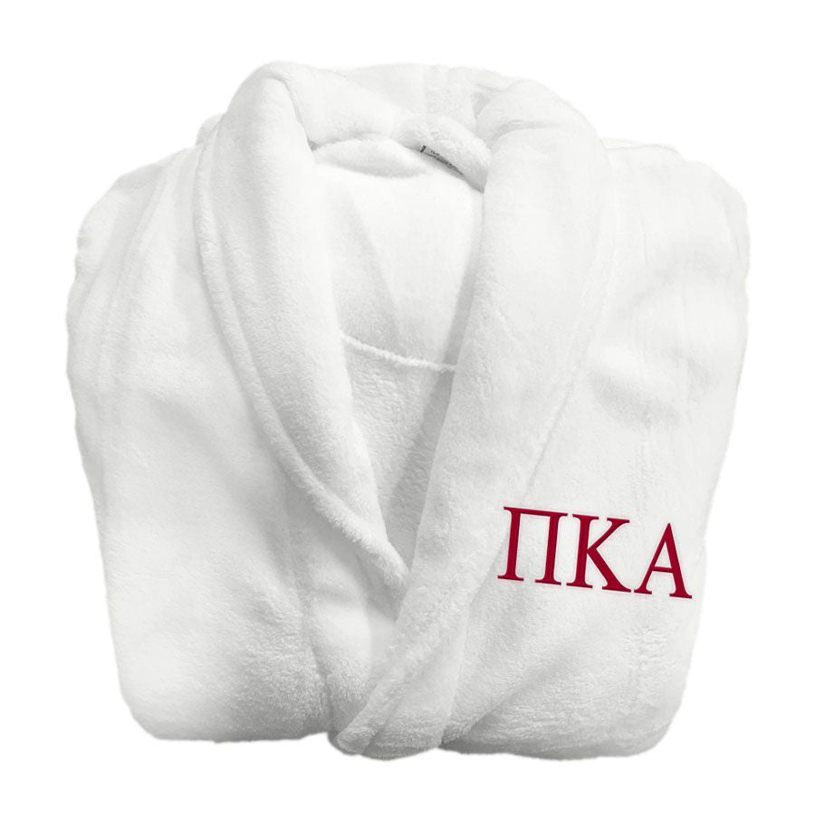Pi Kappa Alpha Fraternity Lettered Bathrobe Pi Kappa Alpha Fraternity Lettered Bathrobe
