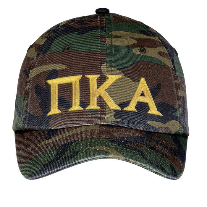 Pi Kappa Alpha Lettered Camouflage Hat Pi Kappa Alpha Lettered Camouflage Hat