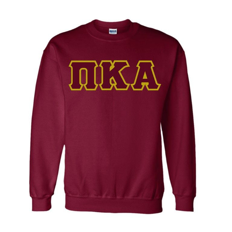 Pi Kappa Alpha Lettered Crewneck Sweatshirt Pi Kappa Alpha Lettered Crewneck Sweatshirt
