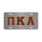 Pi Kappa Alpha Lettered License Covers PI KAPPA ALPHA LETTERED LICENSE COVERS