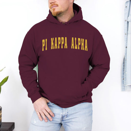 Pi Kappa Alpha Pi Kappa Alpha Letterman Hooded Sweatshirts