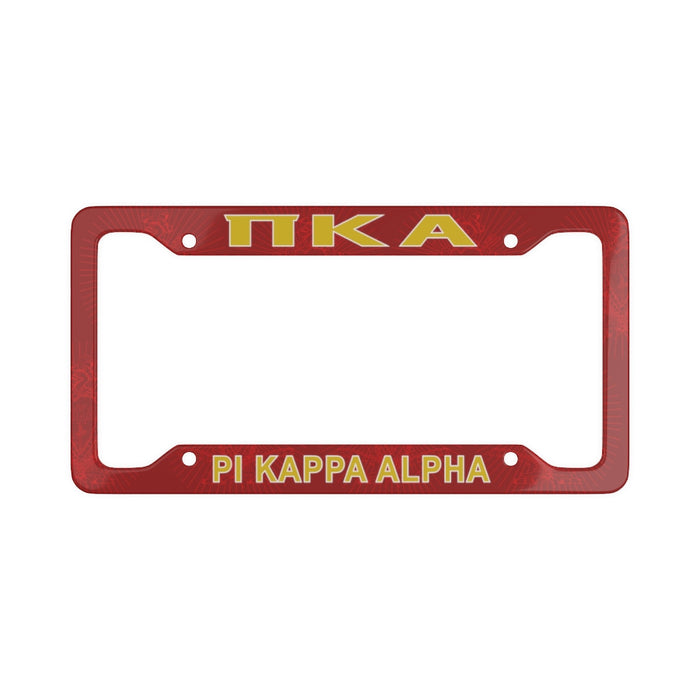 Pi Kappa Alpha License Plate Frame New Pi Kappa Alpha License Plate Frame - New