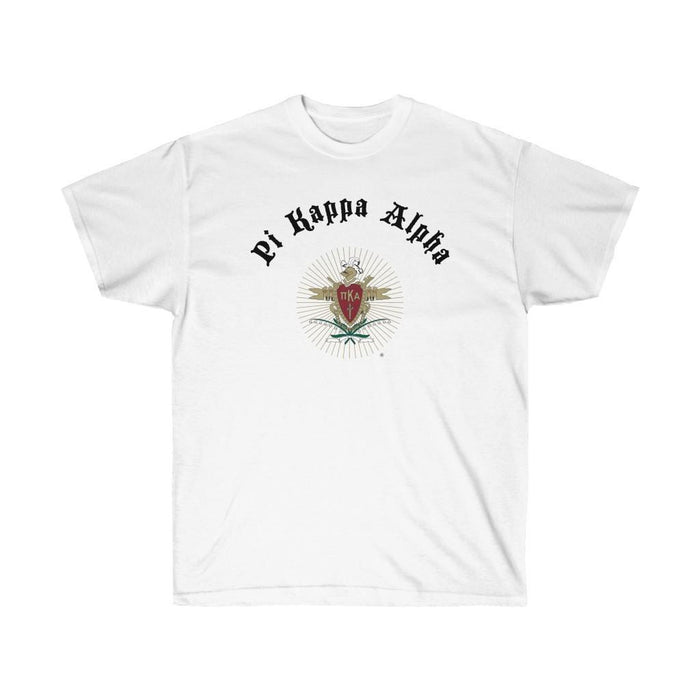 Printify Pi Kappa Alpha Vintage Crest T Shirt Pi Kappa Alpha Vintage Crest T-shirt