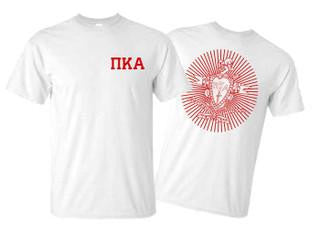 Greekgear Pi Kappa Alpha World Famous Crest Tee Pi Kappa Alpha World Famous Crest Tee