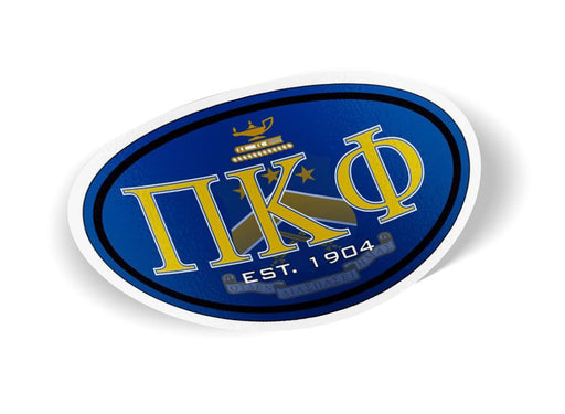 Pi Kappa Phi Pi Kappa Phi Color Oval Decal