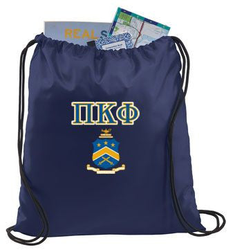 Pi Kappa Phi Crest Shield Cinch Sack Pi Kappa Phi Crest - Shield Cinch Sack
