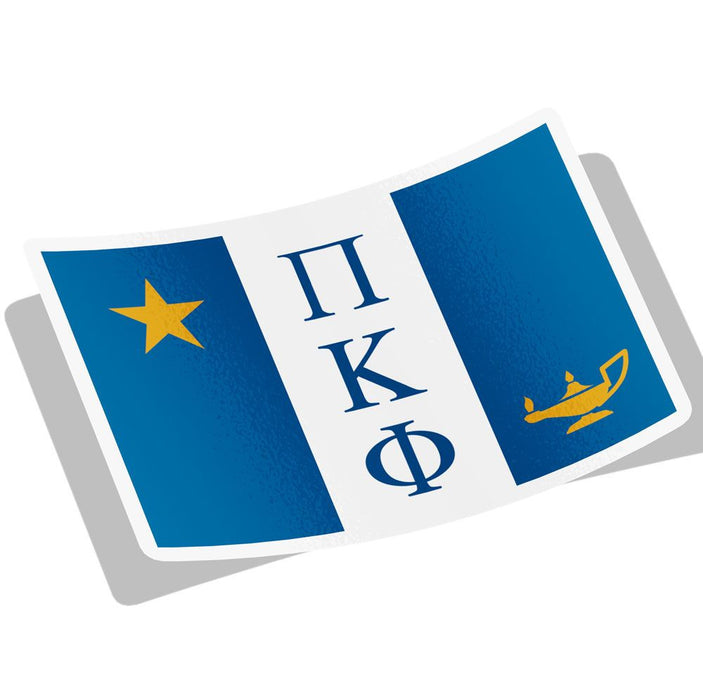 Pi Kappa Phi Flag Decal Sticker Pi Kappa Phi Flag Decal Sticker