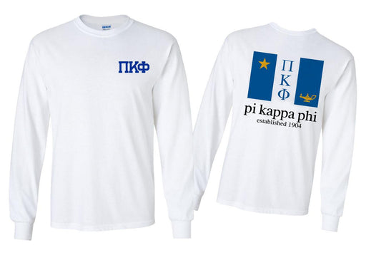 Pi Kappa Phi Pi Kappa Phi Flag Long Sleeve T-Shirt