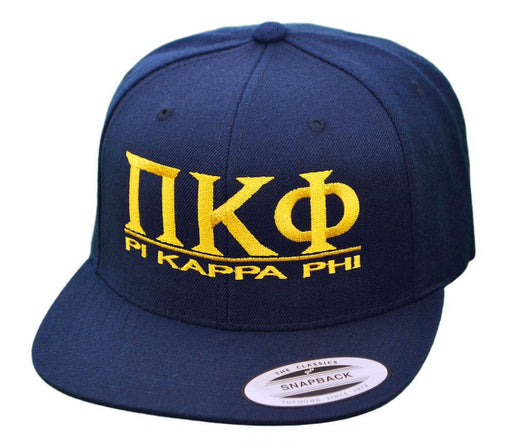 Pi Kappa Phi Pi Kappa Phi Flatbill Snapback Hats Original