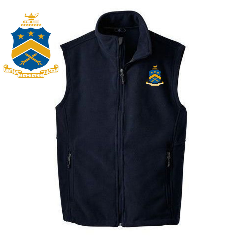 Pi Kappa Phi Fleece Crest Shield Vest Pi Kappa Phi Fleece Crest - Shield Vest