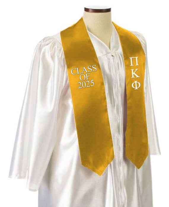 Pi Kappa Phi Embroidered Graduation Sash Stole Pi Kappa Phi Embroidered Graduation Sash Stole