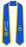 Discount Pi Kappa Phi Greek 2 Tone Lettered Graduation Sash Stole DISCOUNT-Pi Kappa Phi Greek 2 Tone Lettered Graduation Sash Stole