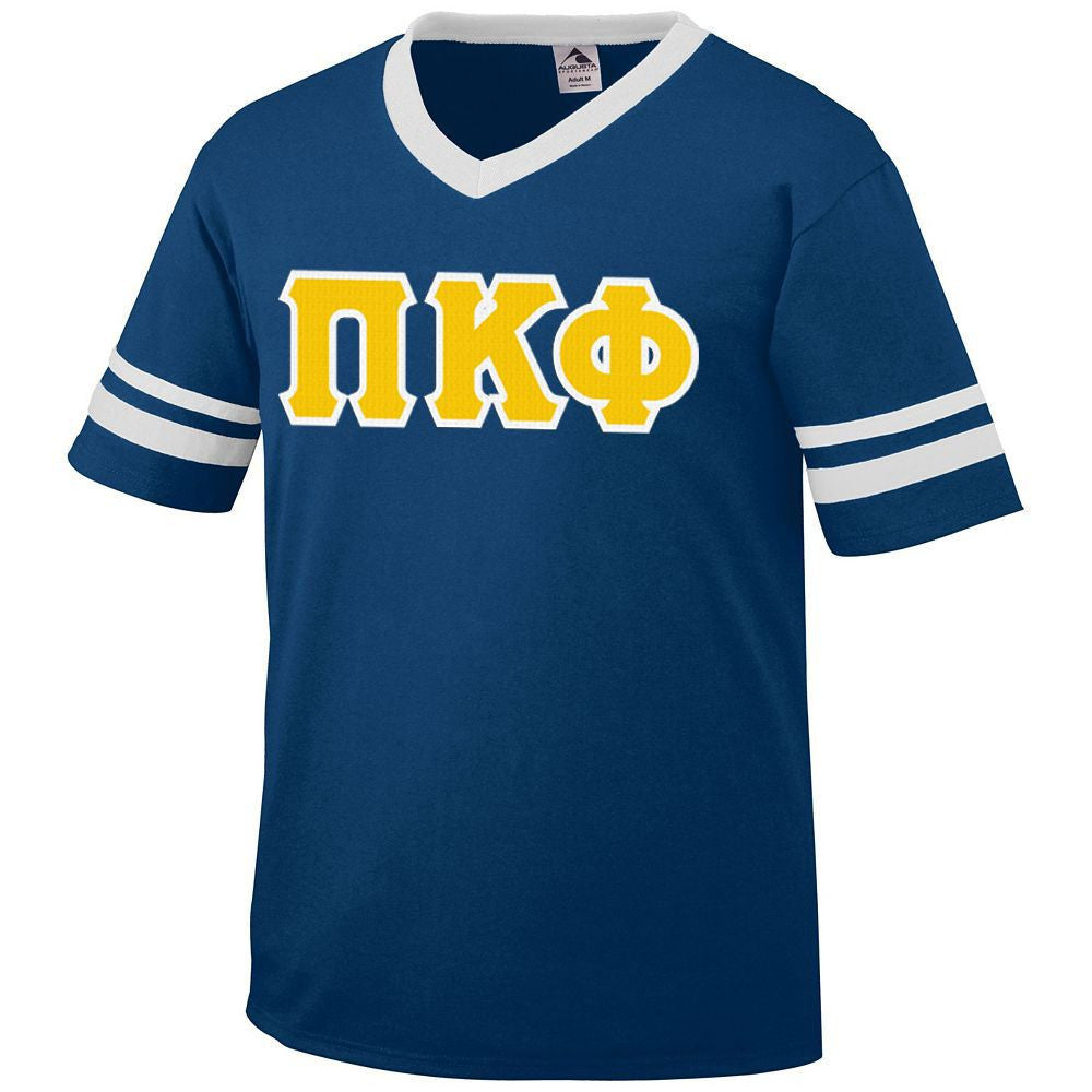Discount Pi Kappa Phi Jersey With Greek Applique Letters DISCOUNT-Pi Kappa Phi Jersey With Greek Applique Letters
