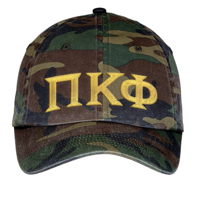 Pi Kappa Phi Lettered Camouflage Hat Pi Kappa Phi Lettered Camouflage Hat