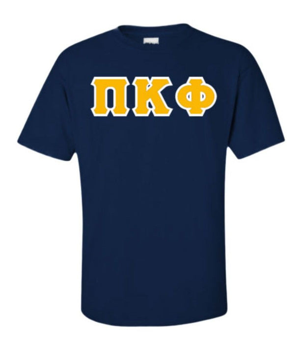 Pi Kappa Phi Lettered T Shirt Pi Kappa Phi Lettered T-Shirt