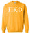 Pi Kappa Phi Lettered World Famous Greek Crewneck Pi Kappa Phi Lettered World Famous Greek Crewneck