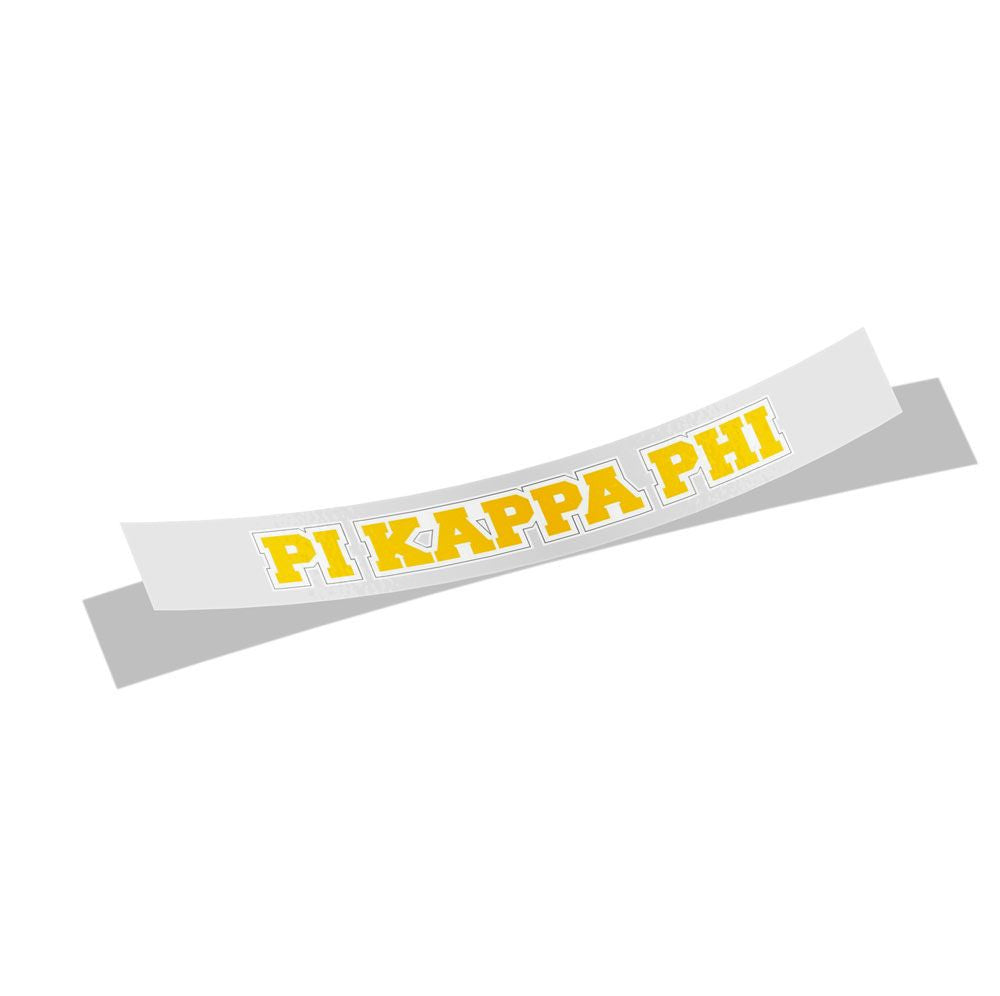 Pi Kappa Phi Long Window Sticker Pi Kappa Phi Long Window Sticker