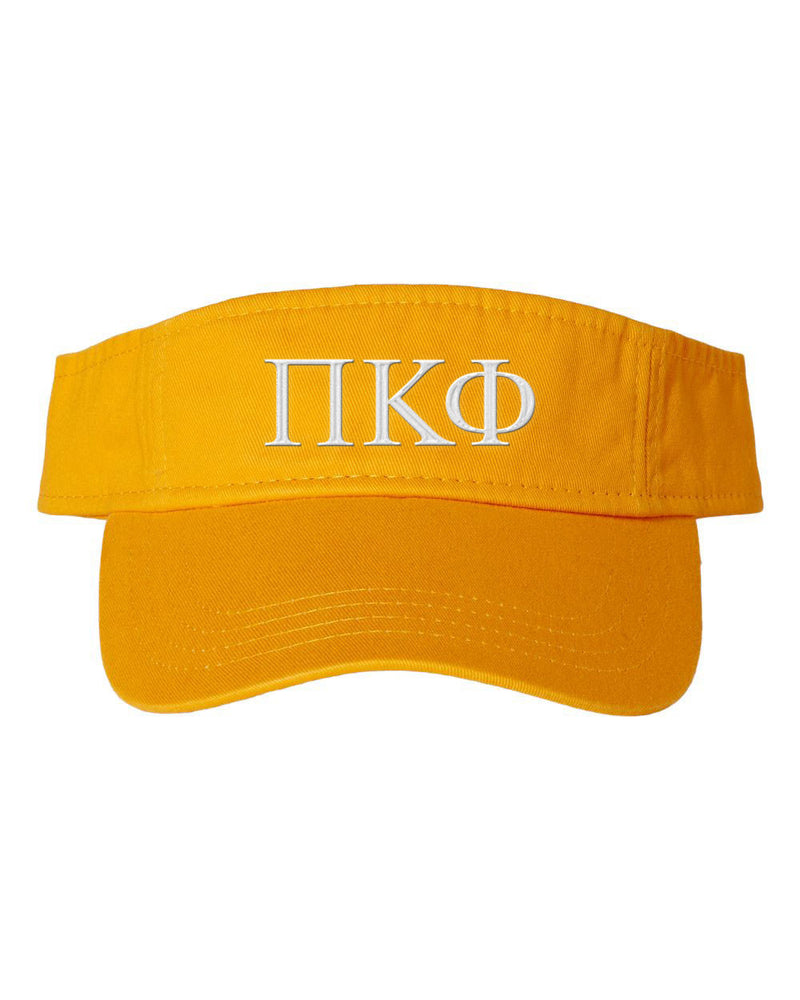 Pi Kappa Phi Greek Letter Visor Pi Kappa Phi Greek Letter Visor