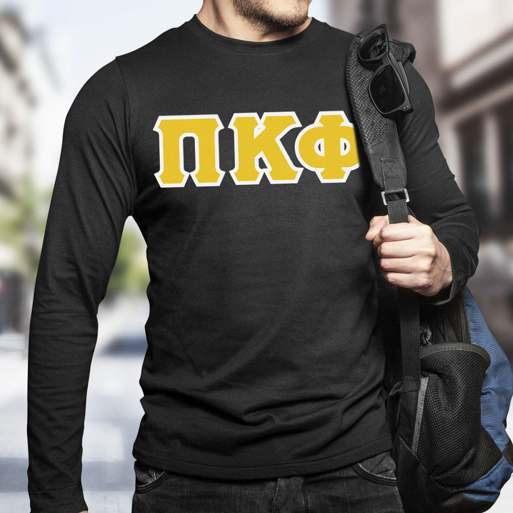 Pi Kappa Phi Lettered Long Sleeve Shirt Pi Kappa Phi Lettered Long Sleeve Shirt