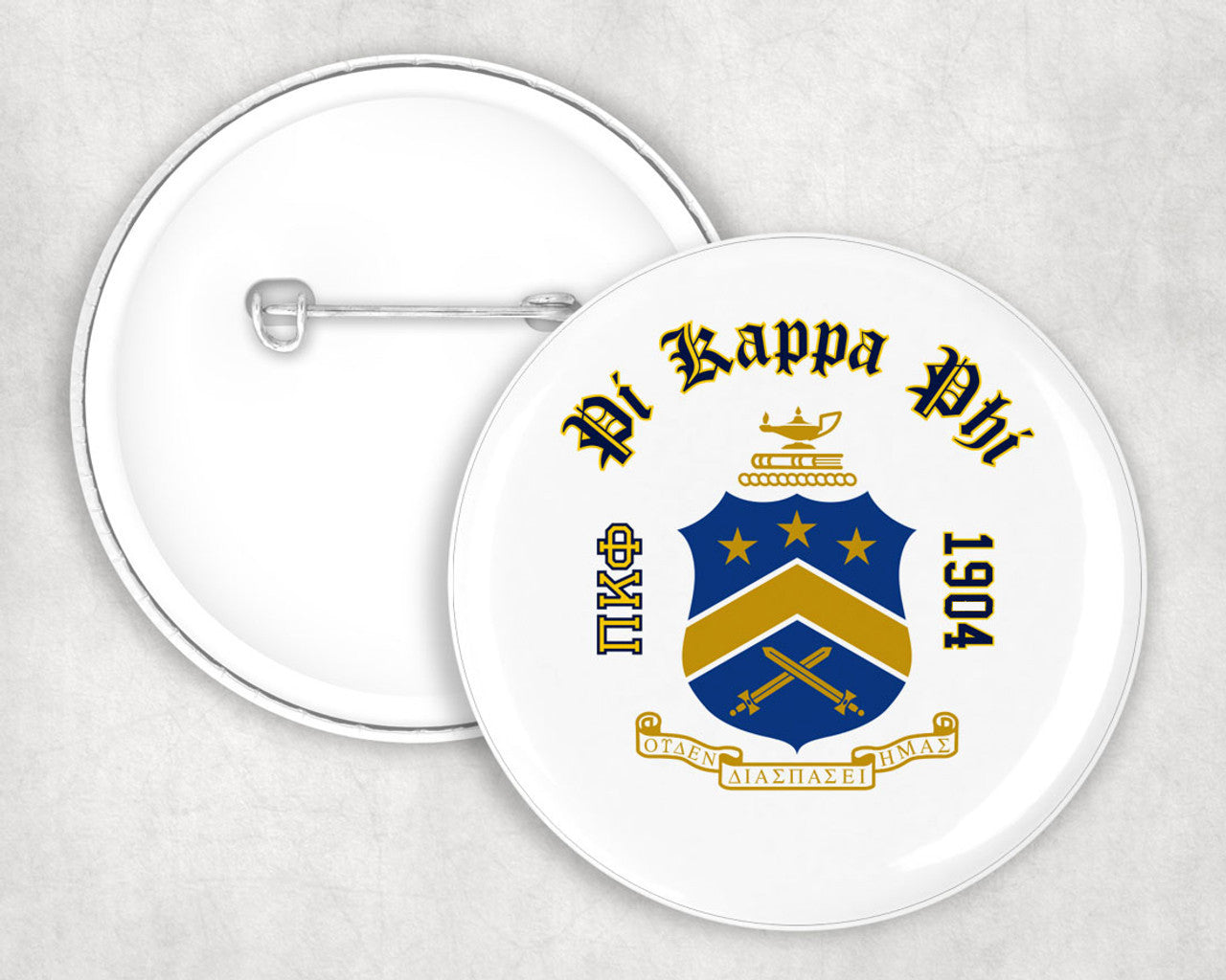 Pi Kappa Phi Classic Crest Button Pi Kappa Phi Classic Crest Button