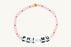 Phi Mu Glass Name Bead Bracelet Phi Mu Glass Name Bead Bracelet