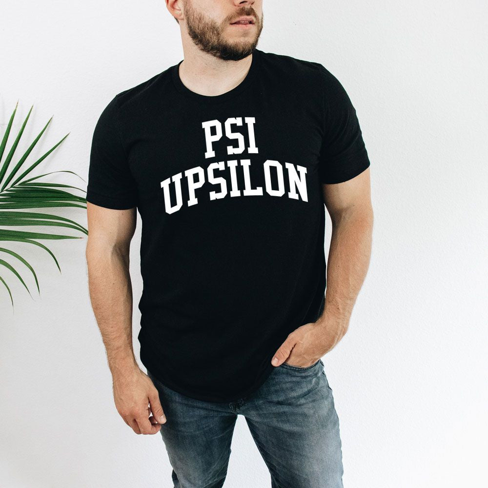 Psi Upsilon Arched T Shirt Psi Upsilon Arched T-Shirt