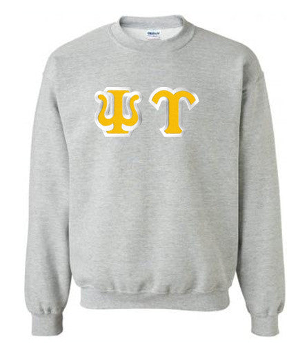 Psi Upsilon Custom Twill Crewneck Sweatshirt Psi Upsilon Custom Twill Crewneck Sweatshirt