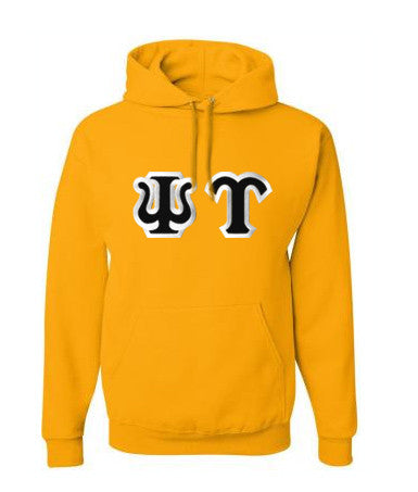 Psi Upsilon Custom Twill Hooded Sweatshirt