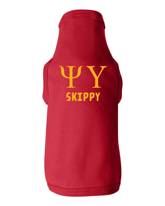 Psi Upsilon Doggie Tank Tee Psi Upsilon Doggie Tank - Tee