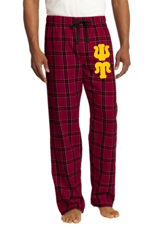 Loungewear Psi Upsilon Flannel Plaid Pant - PJ's