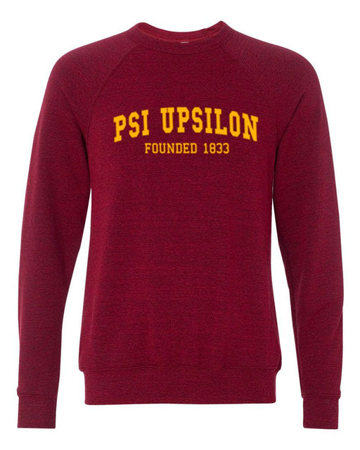 Psi Upsilon Fraternity Founders Crew Sweatshirt